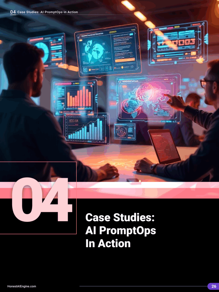 Article Page-4 Case Studies: AI PromptOps in Action