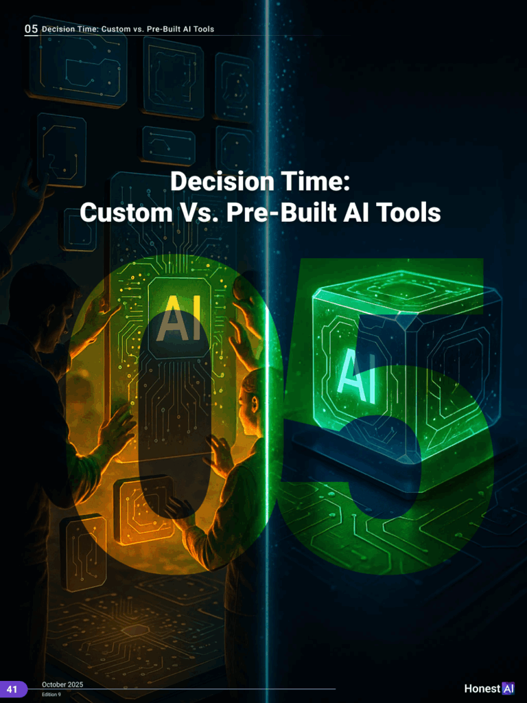 Decision Time: Custom vs. Pre-Built AI Tools Decision Time: Custom vs. Pre-Built AI Tools