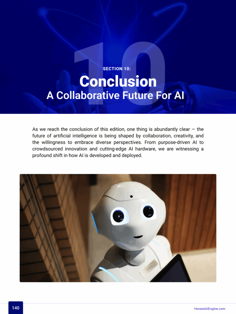 Conclusion: A Collaborative Future for AI Conclusion: A Collaborative Future For AI