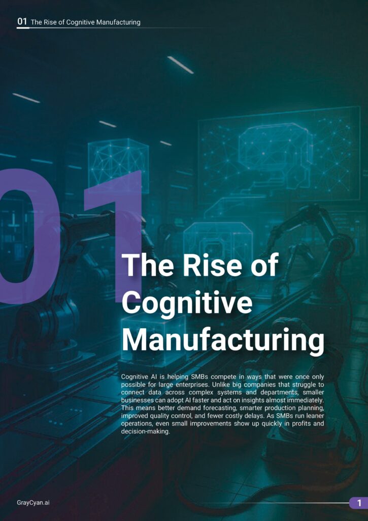 The Rise of Cognitive Manufacturing HAI magazine - Jan 2026