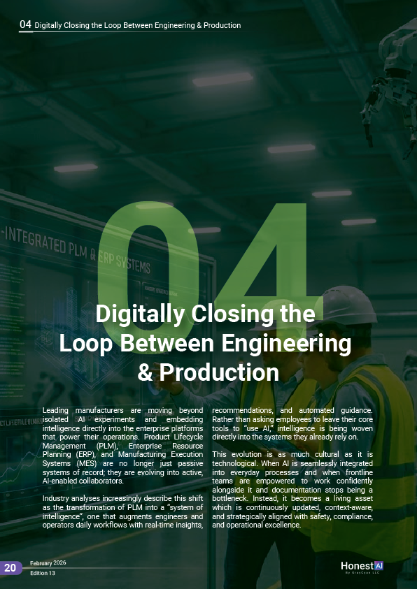 Digitally Closing the Loop Between Engineering & Production