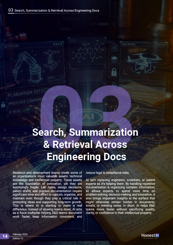 Search, Summarization & Retrieval Across Engineering Docs