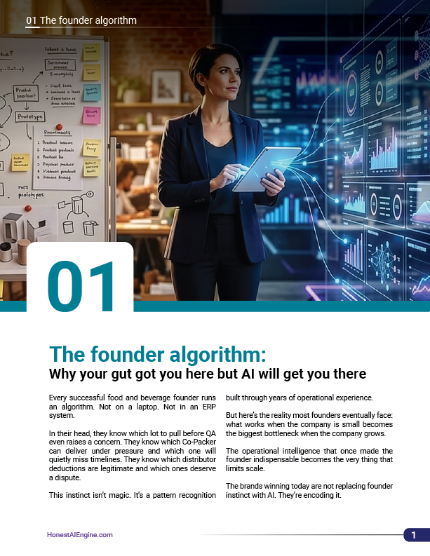 The Founder Algorithm: Why Your Gut Got You Here But AI Will Get You There