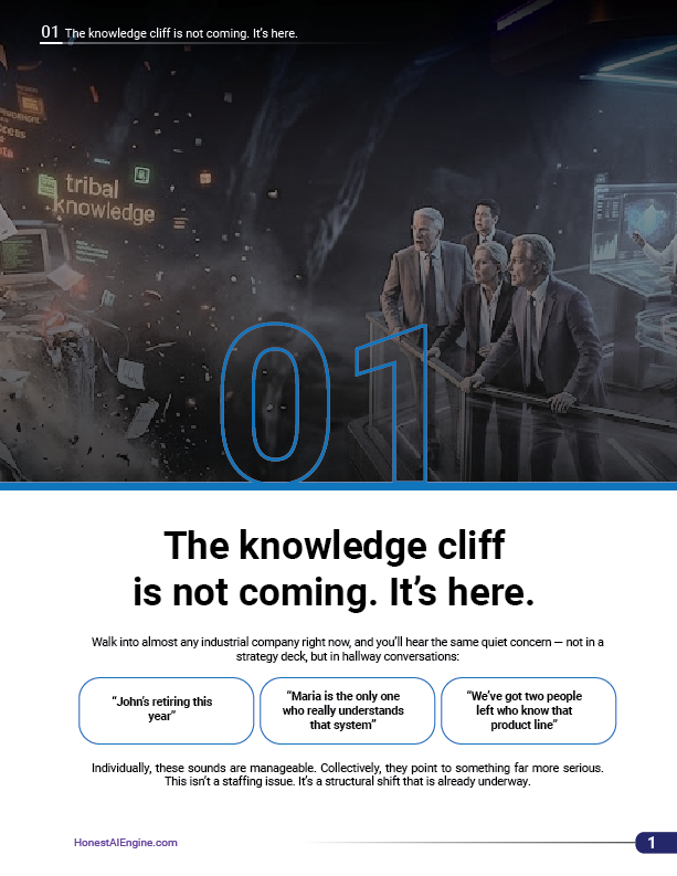 The Knowledge Cliff Is Not Coming. It’s Here.