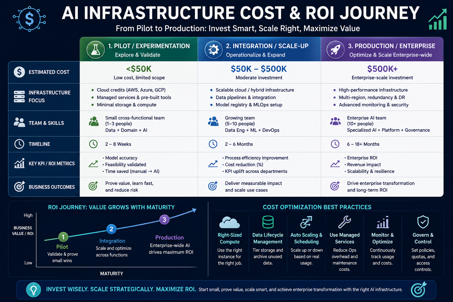 AI Infrastructure Cost and ROI Journey — From Pilot to Production