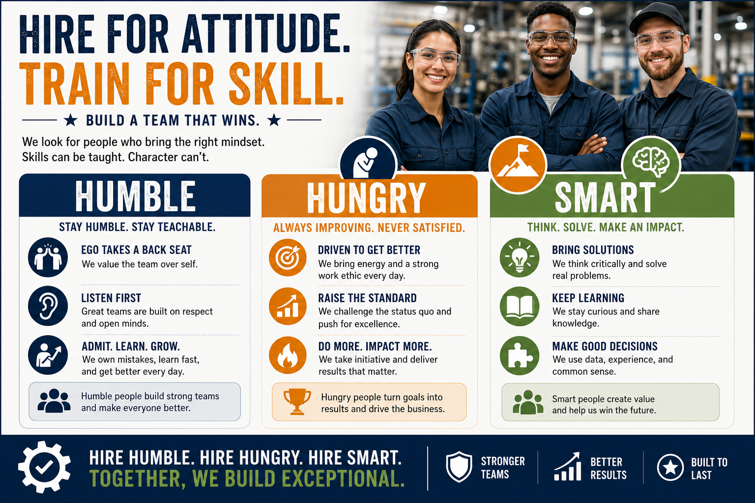 Humble Hungry Smart Hiring Framework