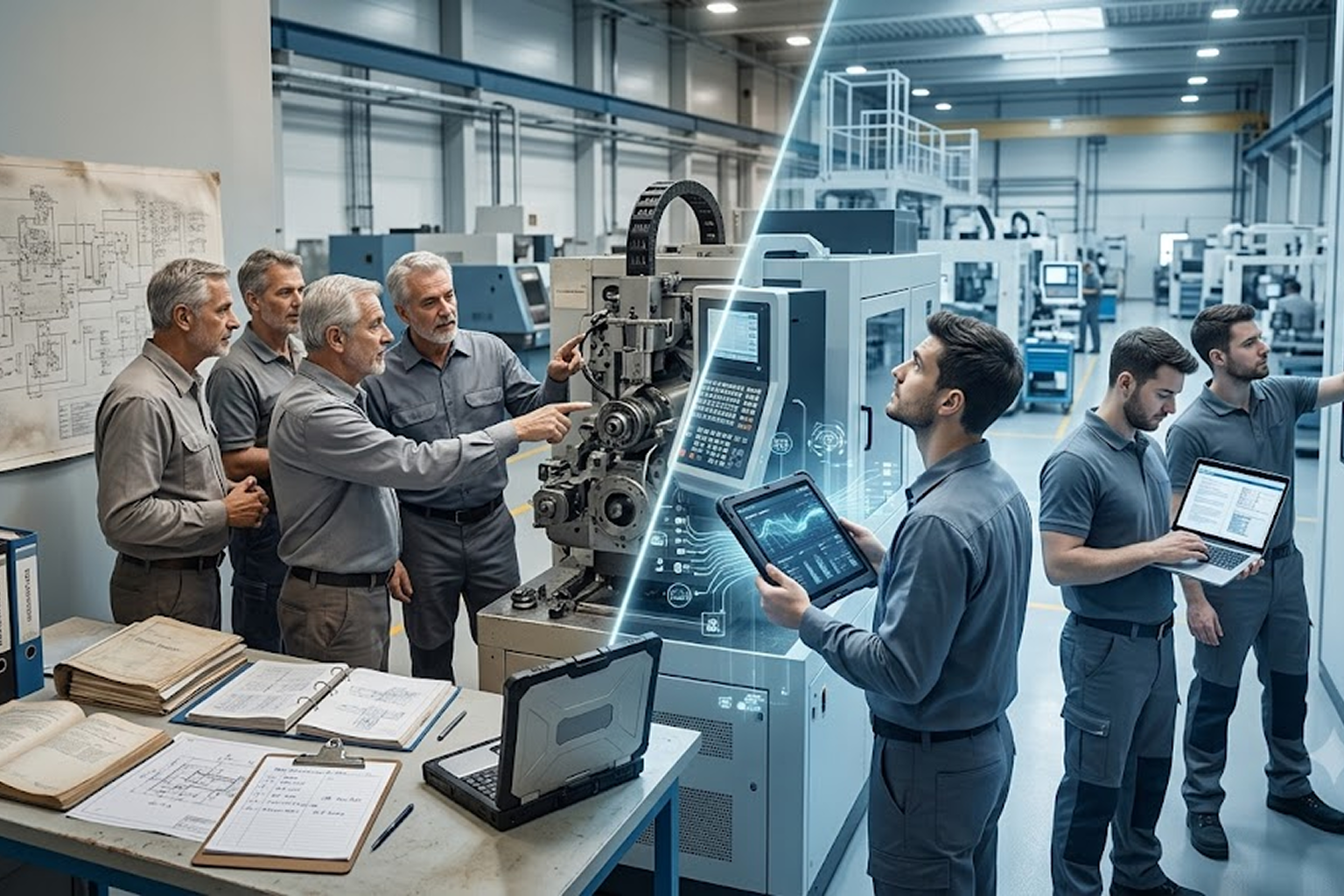 Knowledge Cliff in Manufacturing