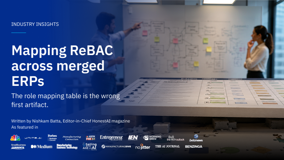 Mapping ReBAC across two merged ERPs